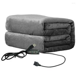 Coperte Coperta riscaldante elettrica 220V 110V Materasso in flanella da tiro riscaldato 2 Regolazione del calore con interruttore