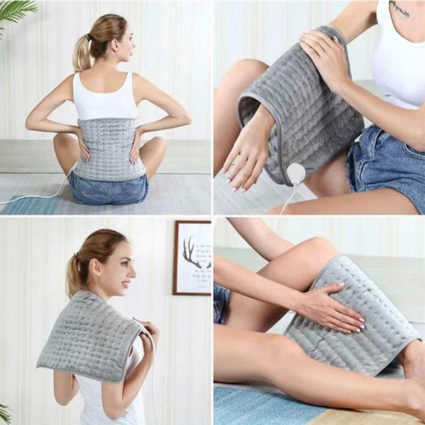 Couvertures coussin chauffant électrique hyperthermie infrarouge lointain 110V-240V minuterie de couverture physiothérapie pour l'hiver