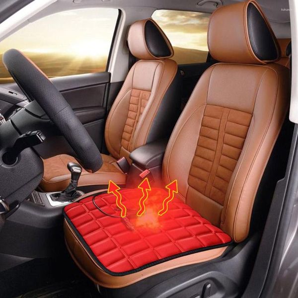 Couvertures Électrique Hiver Chaud Housse De Siège USB 5V Voiture Chauffée Confortable Antidérapant Résistant Aux Rayures Auto Intérieur Accessoires Couverture