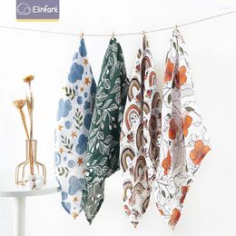 Dekens elinfant 60 60 cm 4pcs set katoen 2 lagen geboren baby slabbetjes wrap mousseline swaddle groothandel druppel