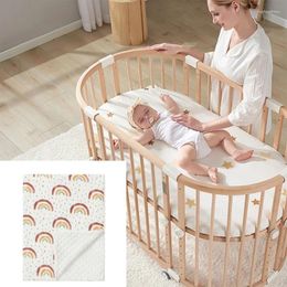 Couvertures Couverture de bébé essentielle Couverture de coton avec support en pointillé Parenting Must-Have doux pour le confort A2UB