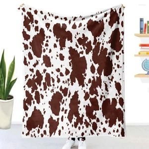 Dekens boerderij decor deken deken super soft cow print worthy gezellig voor slaapkamer bank thuisbenodigdheden niet-schuur