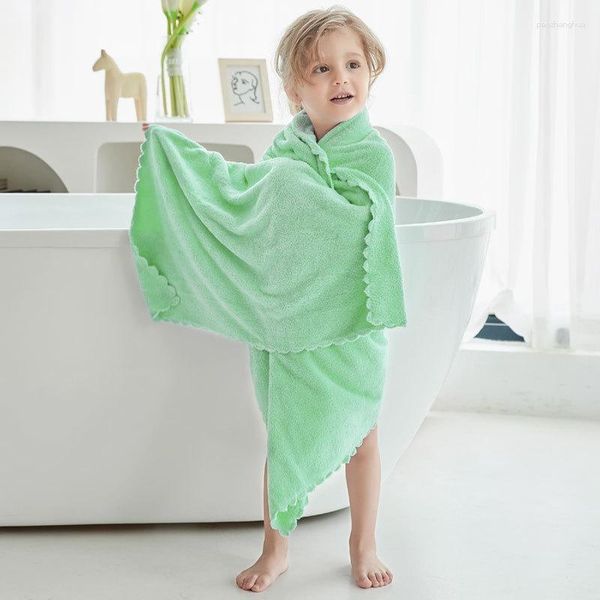 Mantas de moda manta para niños bonitos colores de baño para bebés para niños playa playa sólida casa de viaje al aire libre absorbente
