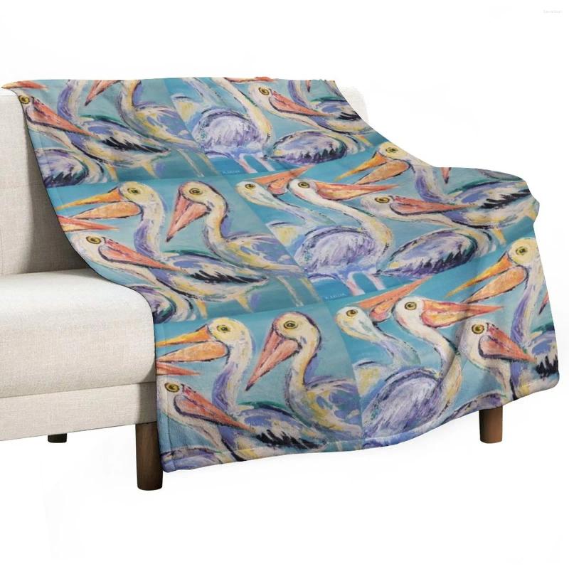 Одеяла Five Pelican Pals, акриловое одеяло, ретро, модные диваны, плед, роскошная St