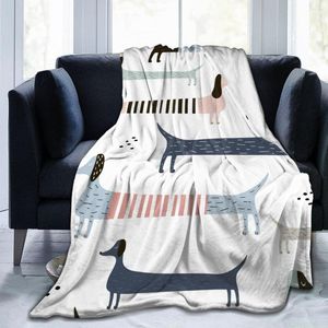 Couvertures couverture en flanelle mignon chien scandinave lumière mince lavage mécanique chaud doux jeter sur canapé-lit voyage Patchwork