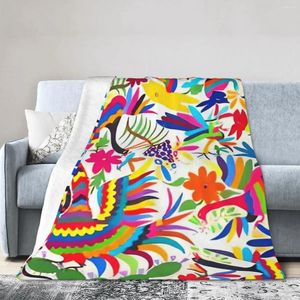 Couvertures couvre-flanelle couverture otomi mexico lits mous talk