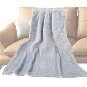 Dekens fleece pluche gooi deken flanel lichtgewicht bed 50x70 cm duurzame vaste kleur gezellig voor bank