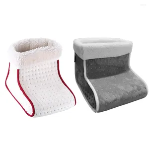 Couvertures couvertures de chauffage du pied avec 5 niveaux temporels chauffage de chaleur rapide réchauffeur thermique pour hommes et femmes couverture