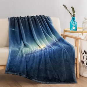 Dekens Galaxy Decoratieve bank Throw -beddeken BED -BEVERBREID De donzige zachte cabriolet Fleece Custom Boho Nordic Cute Home