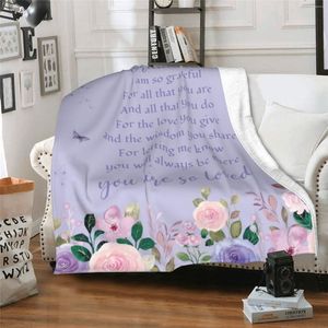 Couvertures Give Grandma Blanket Four Seasons Premium Flannel Double Layer Super Soft Warm 50 40 Inch Birthday Gift Personnalisable