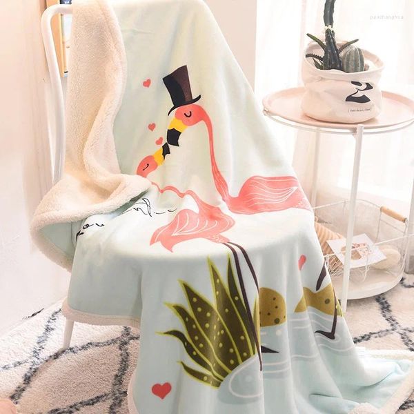 Couvertures Happyflute Baby de haute qualité Velvet de corail mignon pour canapé-lit cobertores mantas serviettes de salle de bain pratiquées jouer