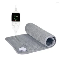 Coperte Tappetino riscaldante per mal di schiena Crampi Sollievo Patch di calore elettrico Fisioterapia Protezione da surriscaldamento umido Coperta con spegnimento automatico