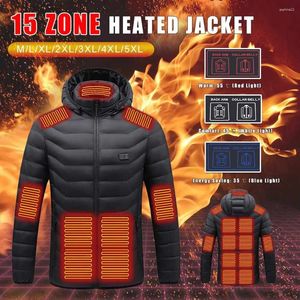 Dekens HJ-15 Verwarmde vestjas 15 Verwarmingszones USB LADING THERMAL WARME JAIDEN MOTORCYCLE MANNEN HUDE MANNEN KAAD ONDER BUIDEN SCHORTSWARD Deken