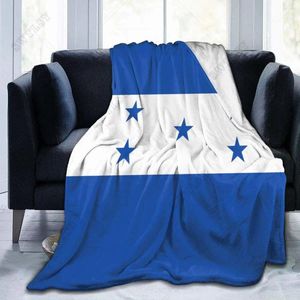 Dekens Honduras vlag sherpa deken comfortabel bed voor familiefestival geschenken gezellige flanel gooi duurzame warme bank