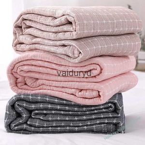 Dekens Japanse eenvoudige casual deken Katoenen gaas bankhoes ltifunctionele gooi deken voor bedden home decor bank handdoek spreivaiduryd