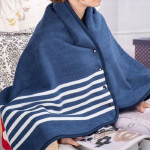 Dekens Japanse stijl vocht-absorberende verwarming warme deken kantoorbedekking been kleine luie gesp geworden sjaal