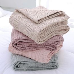 Couvertures Japonais Style Pure Coton serviette d'été Bureau mince couverture de pique-nique Air climatisation pour lits
