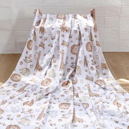 Couvertures Kangobaby #my Soft Life # Design Polyester Cotton Fibre Baby Swaddle Couverture Born Born Taille 100x100cm