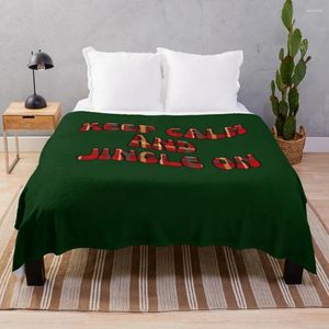 Les couvertures restent calmes et jinglent sur une couverture de jet pour l'hiver dans l'essentiel de la chambre de dortoir