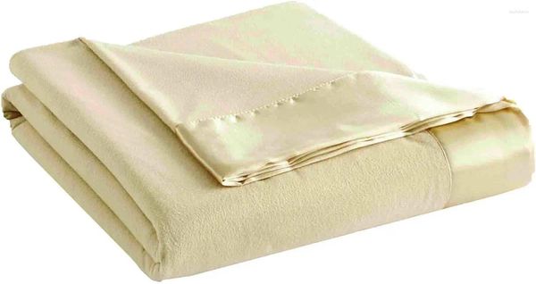 Couvertures king-size All Seasons Lightweight Drever Machine Wash Dry Dry No Pilling 90LX108W Tan