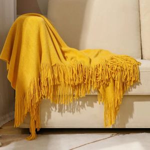 Couvertures en tricot de couverture en tricot Produits ménagers Lit End Tamiser Nordic Office Office Sleep Sleeping Basket Room Decor