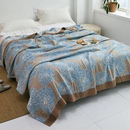 Couvertures Grand couvre-lit tricoté doux sur le lit été pique-nique Camping couverture Cobija Cobertor tente randonnée couette bébé couette