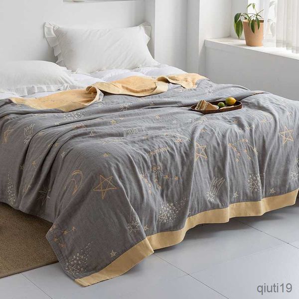 Couvertures Grand couvre-lit tricoté doux sur le lit Pique-nique d'été Camping Couverture Cobija Cobertor Tente Randonnée Couette Bébé Couette R230819