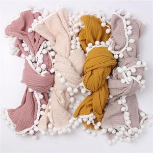 Couvertures Léopard Print Ins en Europe et en Amérique Couverture de balle tricotée super douce pour nourrissons bébé frangé emballage Towe