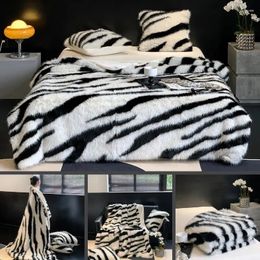 Mantas Leopardo Espesado King Size Quilt para invierno Fluffy Luxury Manta Sofa Plush Soft Kids Soft Kids Baby