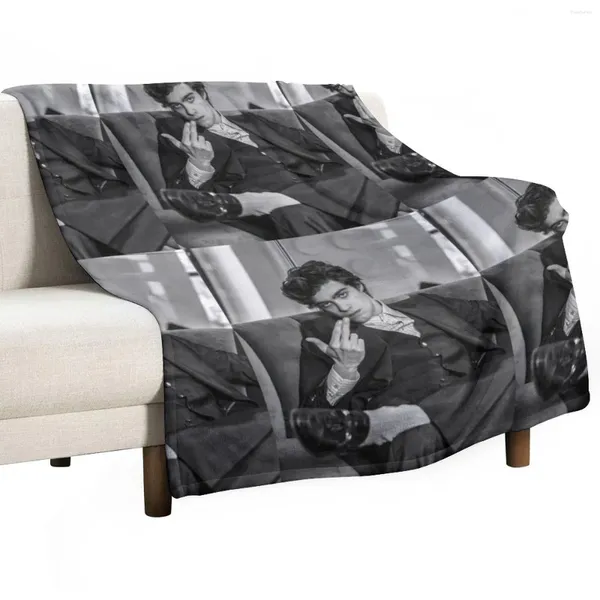 Couvertures Lorenzo Zurzolo Jeter Couverture Valentine Idées cadeaux Designer Lit doux Plaid