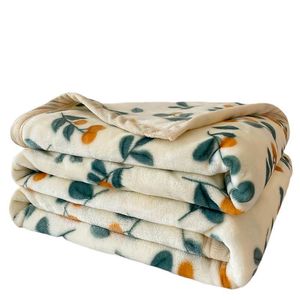 Dekens Mooie Cartoon Flanel Bed Uitverspreiding, Super Zachte Pluizige Sofa Throw, Adult Deken voor alle seizoenen, Coral Fleece Cover