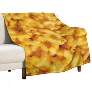 Couvertures Mac N 'Cheesey Throw Lit Cover Covers Single Plaid et lance