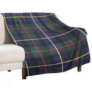 Mantas MacLeod Hunting Tartan Throw Manta para sofá ponderado