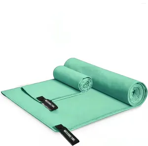 Couvertures serviettes en microfibre pour sport de voyage à séchage rapide Super absorbant Baignoire serviette de plage ultra softweight yoga natation de gymnase