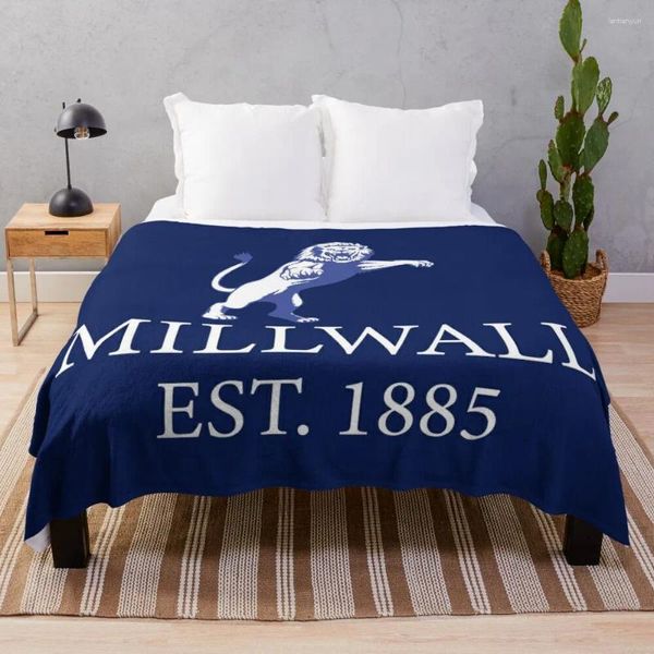 Couvertures Millwall 1885 Lit de lit de couverture à lancer un grand anime doux