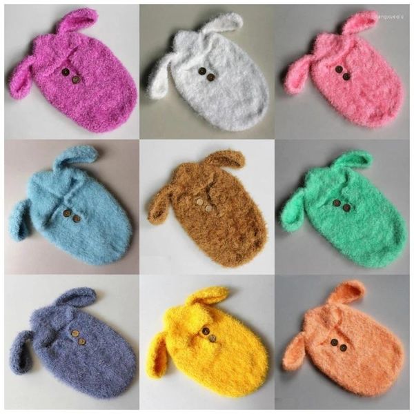 Couvertures Mini sac de couchage en tricot photos bricolage bébé Poshoot Po Studio 40JC