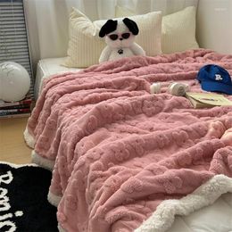 Dekens moderne ins kleine bloemschuur lam fluweel dutje kantoor deken beddengoed airconditioning warme casual bank sjaal blanke