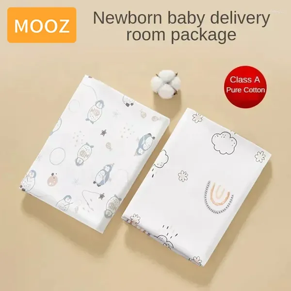 Couvertures moooz bébé couverture swaddle enveloppe née cocoon sieste et tissu coton coton sumeur de couchard