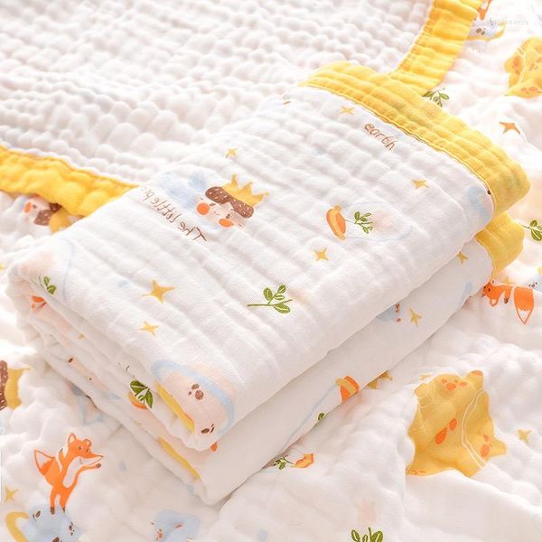 Mantas Toalla de baño multifuncional Manta de gasa de algodón Abrazo nacido por niños Artículos para bebé Swaddle