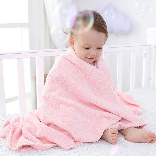 Couvertures multifonctions absorbant l'eau, serviette de bain pour bébé, couverture de couchage pour enfants nés, couvre-lit doux, couverture en mousseline