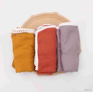 Couvertures en mousseline de coton pour bébé, 80x65cm, couvertures douces pour nouveau-né, bain pour bébé, lange d'emmaillotage, housse de sac de nuit