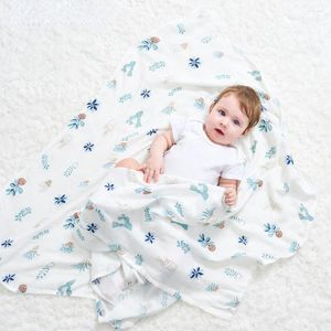 Dekens Mousseline Inbakeren Deken Katoenen Baby Die Doeken Geboren Bad Gaas Baby Wrap Slaapzak Kinderwagen Cover Speelkleed