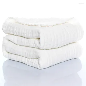 Couvertures Muslin Swaddles Couverture pour Born Coton Serviette de bain Infant Burp Vêtements Garçon Fille Bébé Couche-Culotte