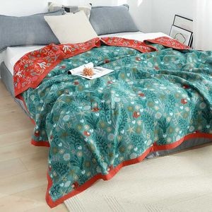 Couvertures Nouveau japonais jeter couverture pour lits coton gaze boho décor canapé serviette été cool couette kawaii couverture loisirs couvre-lit draps YQ230925