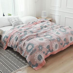 Dekens Noordse katoenen slaapkamer vrijetijdsspiegel voor sprei bedworp boho gaze zachte zomer airconditioning twee zijden handdoekdeken