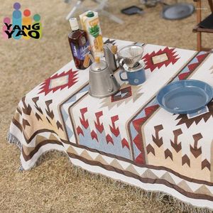 Dekens Nordic Leisure Gooi Deken Decoratief Voor Bed Sofa Cover Handdoek Picknick Reismat Sprei Tapijt Boheemse Wandtapijt