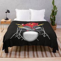 Couvertures Nyango Star Mascot Drummer T-shirt-4500 Jet Couverture lourde pour canapés et jets de canapé