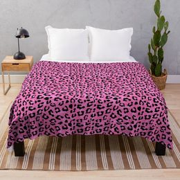 Couvertures Rose Cheetah Skin Print Throw Blanket Soft Plush Plaid Kid'S Blanket 230809
