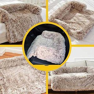 Dekens pluche kennelmat grote honden sofa bed verwijderbaar wasbaar wasbaar huisdier dekendeken kussen kussen warm slaapmat meubels beschermer