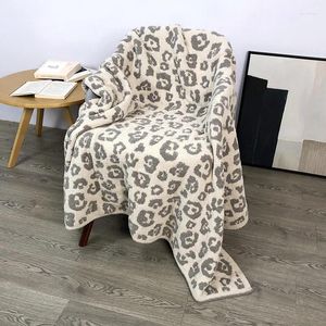 Mantas de lujo sofá lanza manta de leopardo lellón para la cama franela de invierno suave lujoso falso '